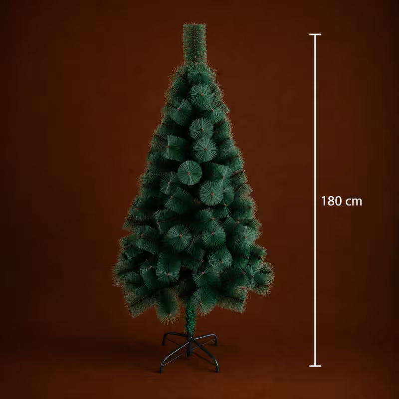 Previzualizare 4: Brad Artificial MANIITSOQ, 180 cm, 220 varfuri, Suport Metalic, Verde
