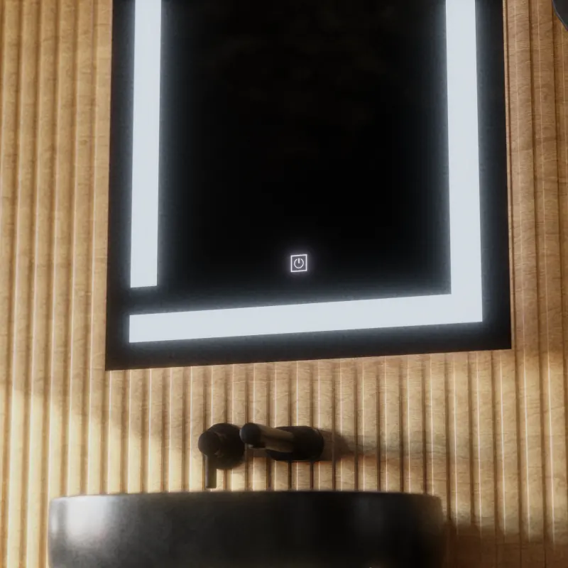 Previzualizare 2: Oglinda LED Giga, 60x80cm, 14W, Touch, Lumina 6000K