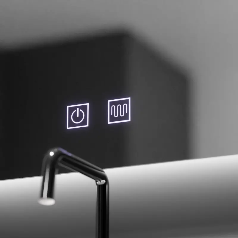 Previzualizare 2: Oglinda LED Semiluna, 60x54, Soluna Touch, Sistem Dezaburire, Dimabila