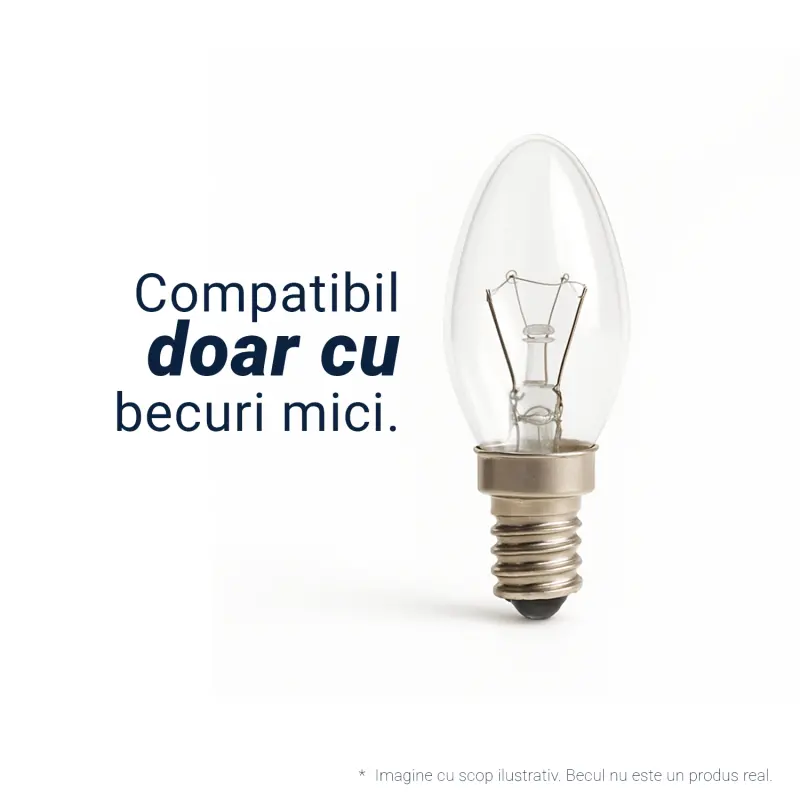 Previzualizare 4: Candelabru Cristal VERSAILLES Petito 3xE14, Diametru 30cm, Auriu Lucios si Negru, Inaltime Reglabila