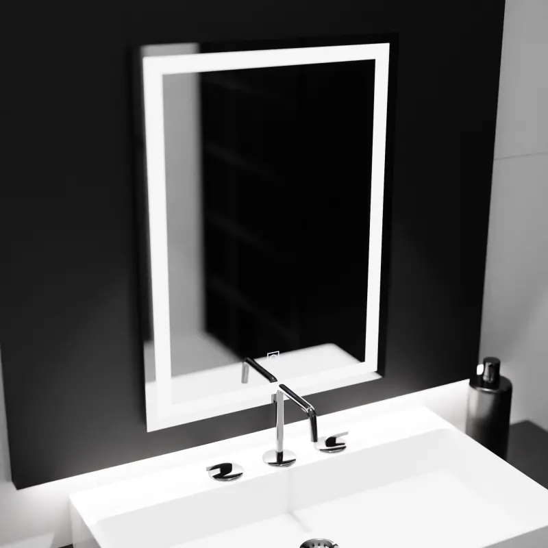 Oglinda LED Rectangulara, 60x80cm, FRAME Basic Touch