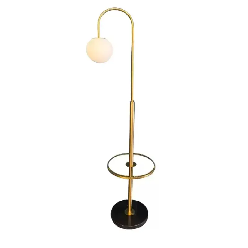 Lampadar Rodney 1x E27 Alb Auriu