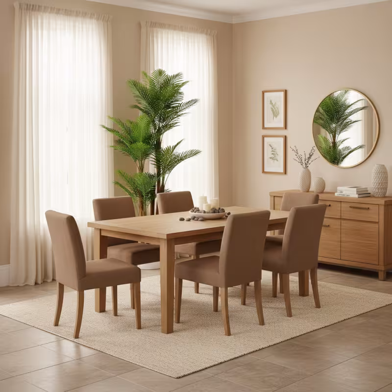 Previzualizare 2: Planta Artificiala Copac Tip Palmier, 4 brate, 170 cm, Verde, cu Ghiveci