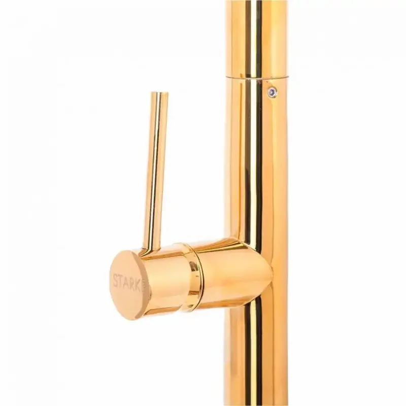 Previzualizare 4: Baterie Bucatarie cu Dus Extractibil, Alama Sanitara, Auriu, CF2043