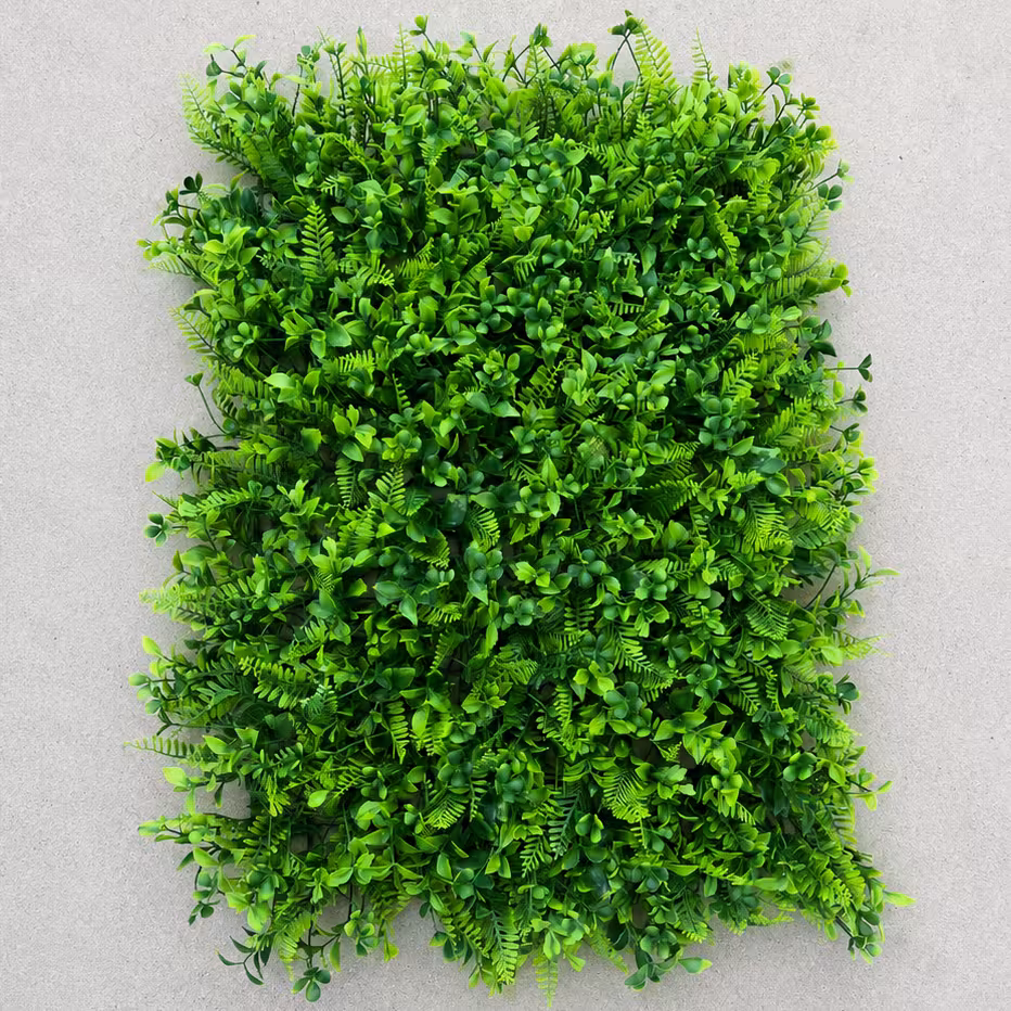Planta Artificiala Panou de Gard Viu Cimisir, 40 x 60 cm, Verde