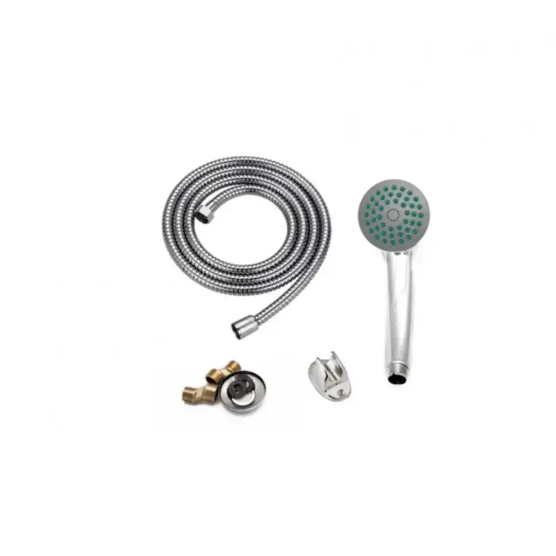 Previzualizare 3: Baterie Cada Crom Lucios - Set Complet cu Pipa Pivotanta de 18cm, Para, Furtun si Excentrice Incluse