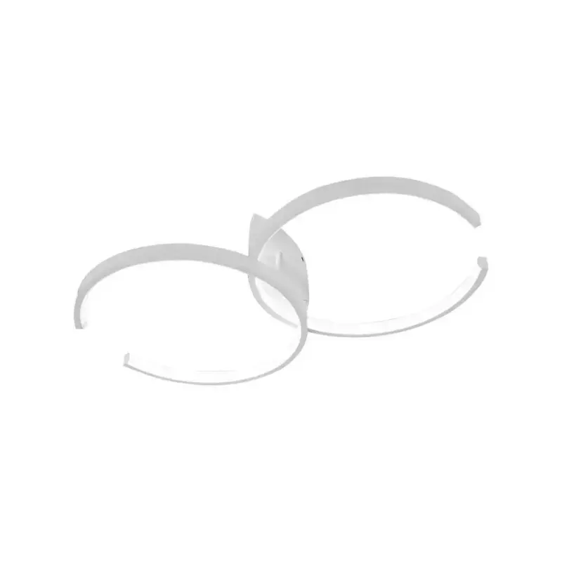 Previzualizare 3: Lustra LED cu telecomanda NOAH 64W, 2 Elemente, lumina Rece/Calda/Neutra, Dimabila, Alb