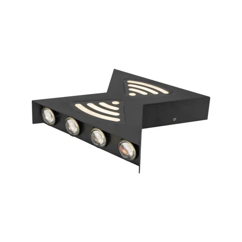 Previzualizare 4: Aplica LED de Exterior Retelis, 12W, Metal, Negru
