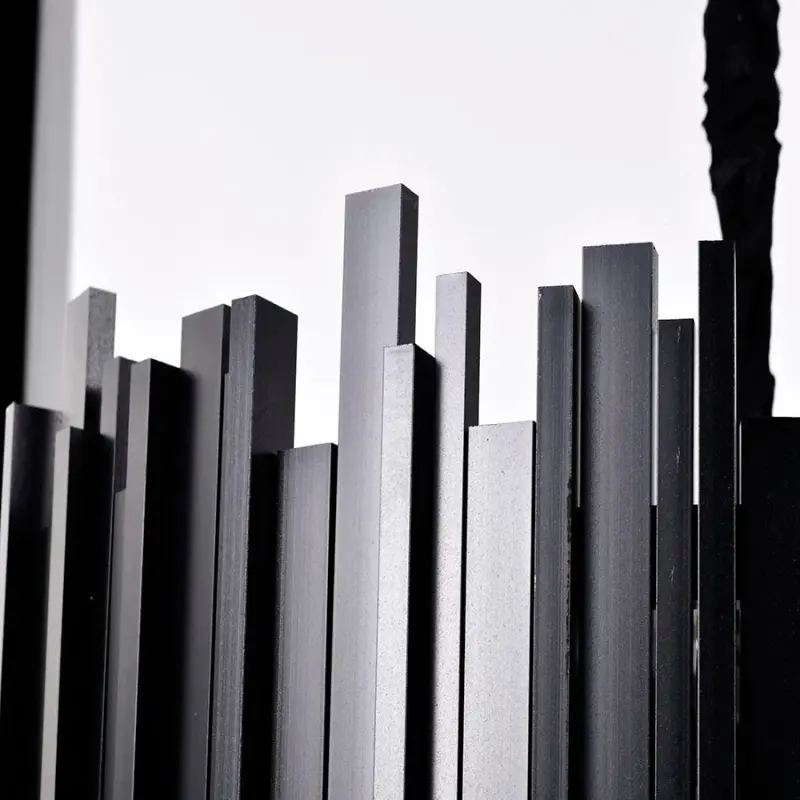 Previzualizare 2: Candelabru Cristal BLOIS Petito 3xE14, Diametru 30cm, Negru, Inaltime Reglabila