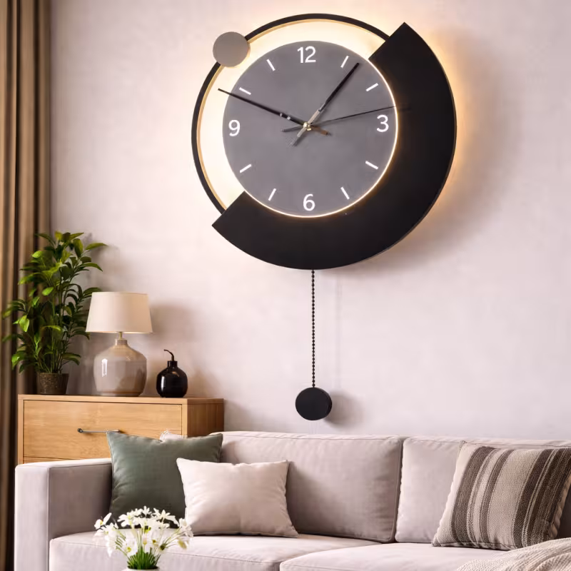 Previzualizare 2: Aplica LED Decorativa ARC Ø30 cm Lumina Rece/Neutra/Calda Negru