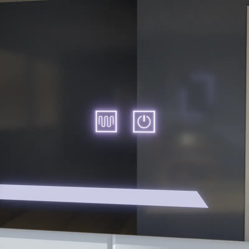 Previzualizare 2: Oglinda LED Rectangulara, 60x80cm, ECLISSA Touch, Sistem Dezaburire, Dimabila