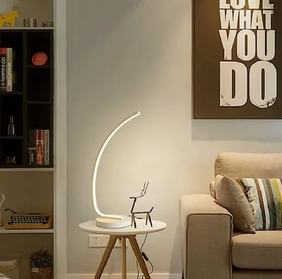 Previzualizare 4: Veioza LED Nemesis, 14W, Lumina Rece/Calda/Neutra, Metal si Acril, Alb