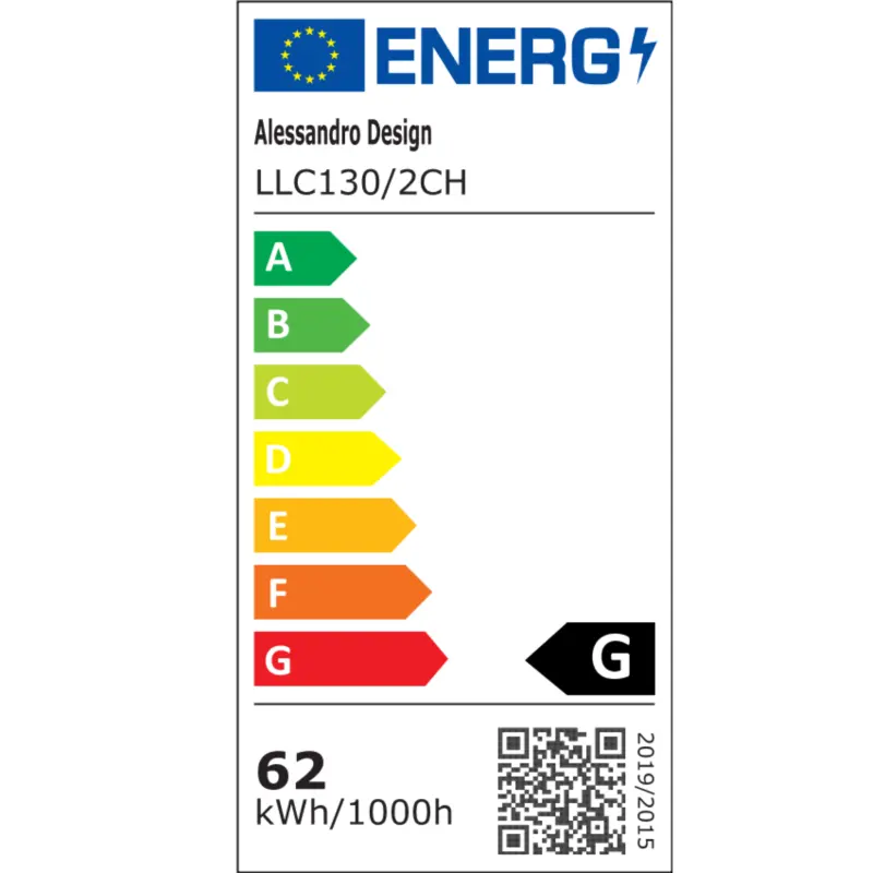 Previzualizare 4: Lustra LED cu telecomanda LLC130/2CH, Cristal si Metal, 62W, 2 Cercuri, Dimabila, Inaltime Reglabila, Lumina Rece/Calda/Neutra, Iluminat Luxos