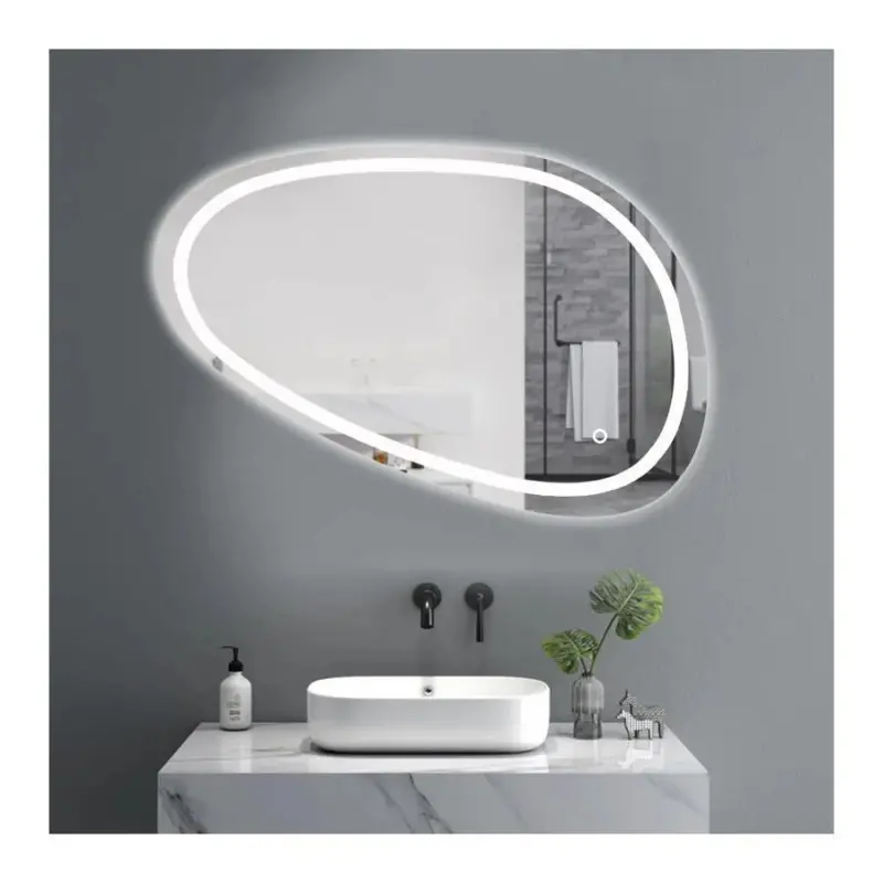 Previzualizare 3: Oglinda LED , 80x45cm, Disegno Touch Marcello, Sistem Dezaburire, Dimabila