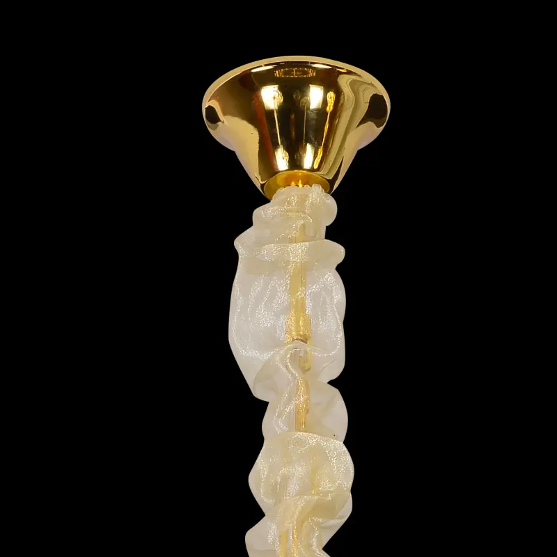 Previzualizare 4: Candelabru Cristal VENARIA 8x E14, Diametru 50cm, Auriu Lucios, Inaltime Reglabil