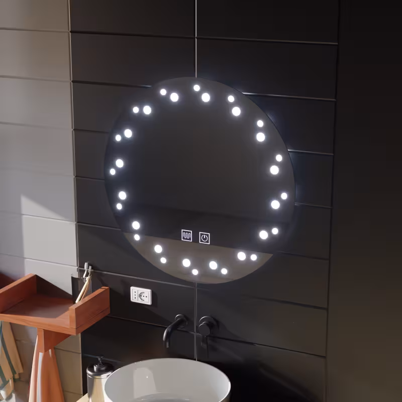 Previzualizare 4: Oglinda LED Touch Ivory Sistem Dezaburire 50X50cm