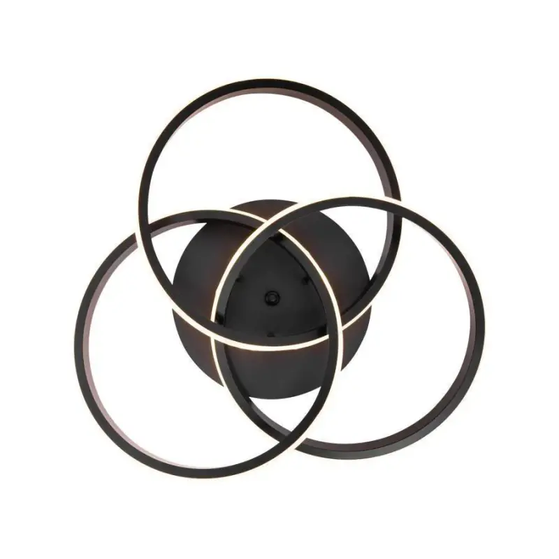 Previzualizare 4: Lustra LED cu telecomanda VECTOR VORTEX 96W, 3 Elemente, lumina Rece/Calda/Neutra, Dimabila, Negru
