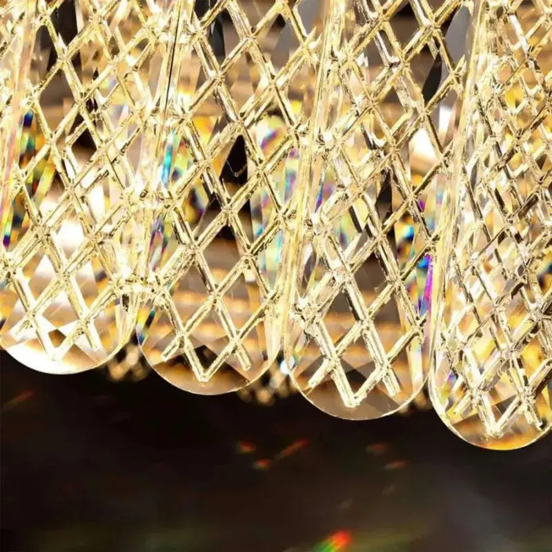 Previzualizare 2: Candelabru LED cu Telecomanda Zimar 80W, Diametru 80cm Auriu