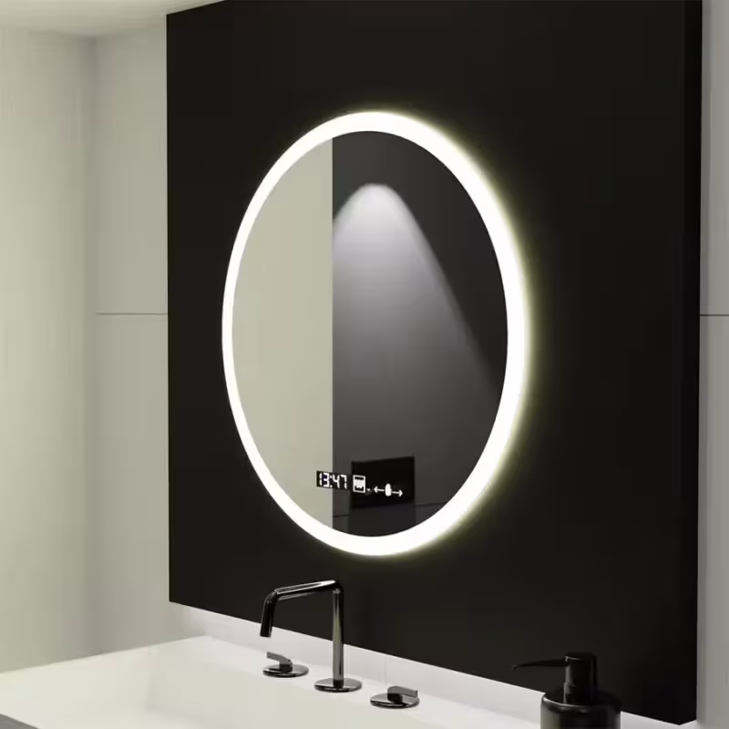 Previzualizare 3: Oglinda LED Rotunda, 70cm, Elysee MotionGlow Marcello, Sistem Dezaburire, Ceas & Termometru, Dimabila