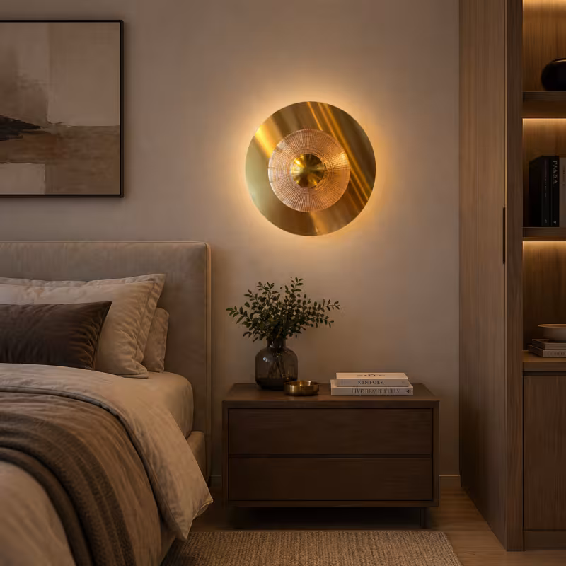 Previzualizare 2: Aplica LED Decorativa DOME Lumina Rece/Neutra/Calda Auriu