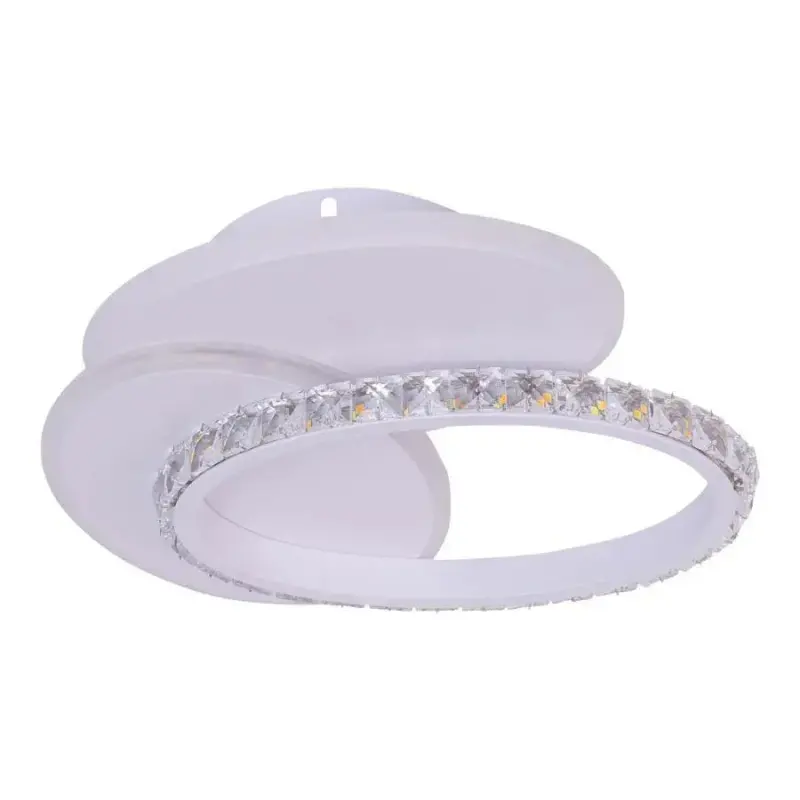 Previzualizare 3: Lustra LED cu cristal HOLLANCE 24W, 3 Elemente, lumina Rece/Calda/Neutra, Alb