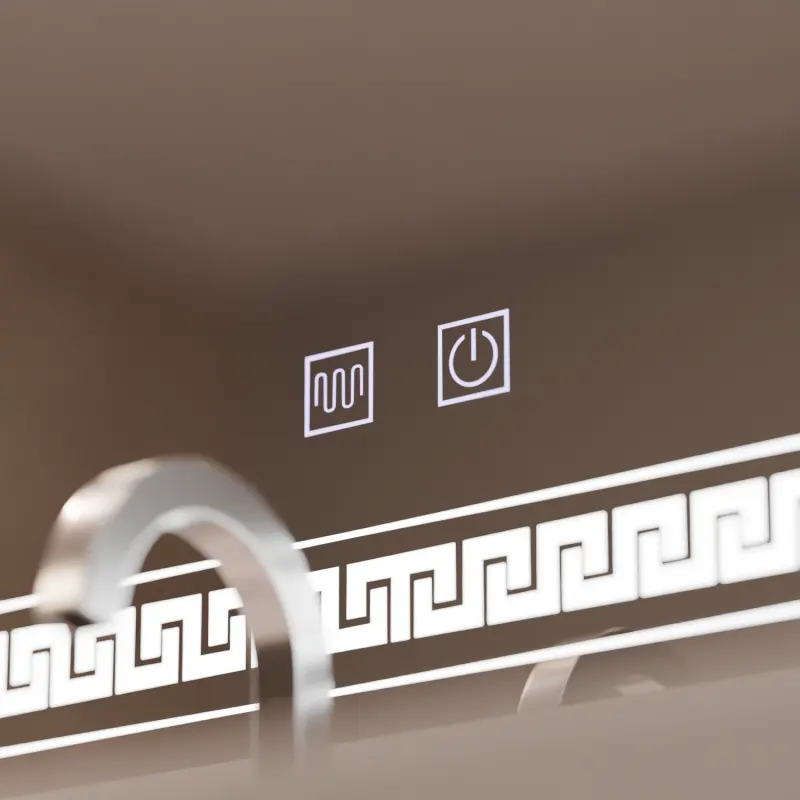 Previzualizare 2: Oglinda LED Rectangulara 80x60 Touch Volta Sistem Dezaburire