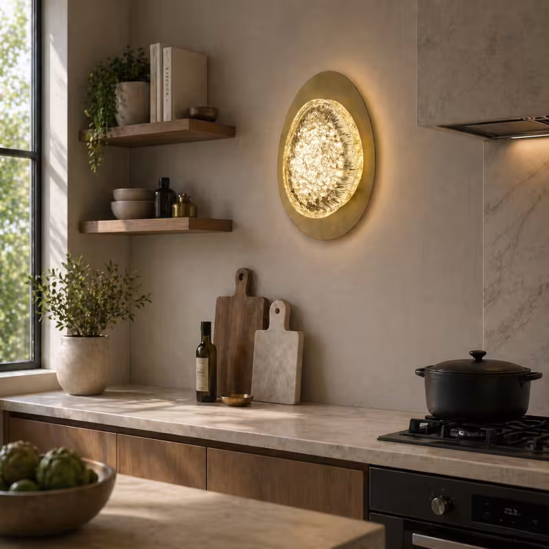 Previzualizare 3: Aplica LED Decorativa GEM Lumina Rece/Neutra/Calda Auriu