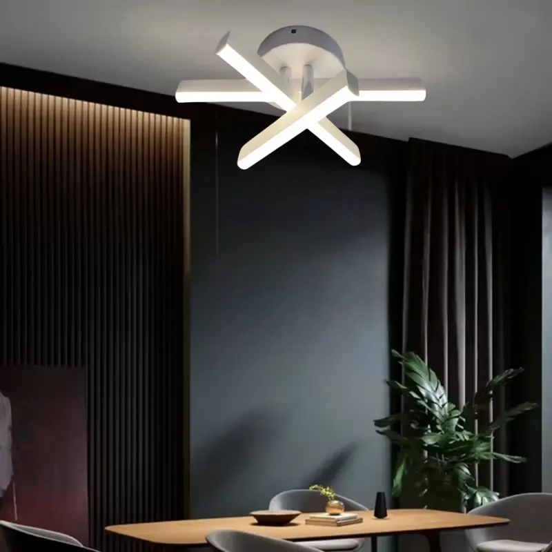 Previzualizare 4: Lustra LED Diego, 26W, Alb, Metal, Lumina Rece/Calda/Neutra