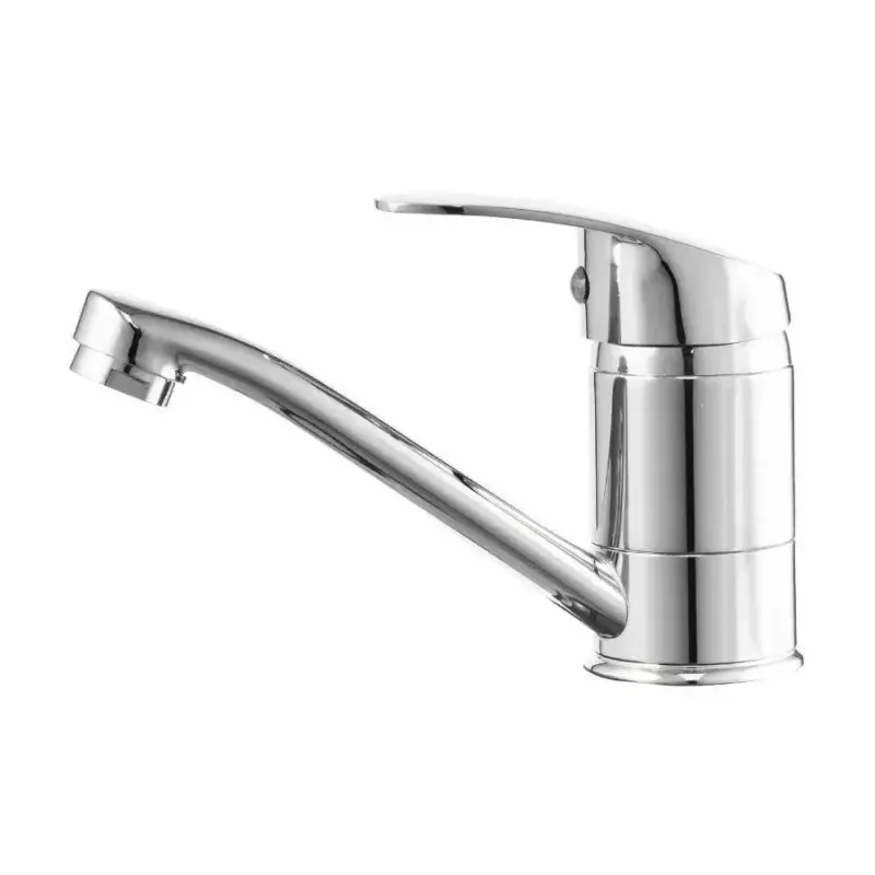 Previzualizare 2: Baterie Lavoar, Pipa Pivotanta, Lungime 15CM, Cartus Ceramic, Crom, Racord Inclus