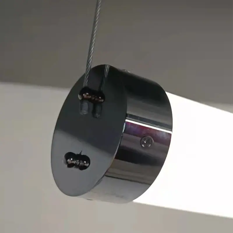 Previzualizare 2: Lustra LED DIVINO Negru 91W cu Tub Silicon Flexibil, Diametru 60cm – Lumina Reglabila 3000K/4000K/6000K