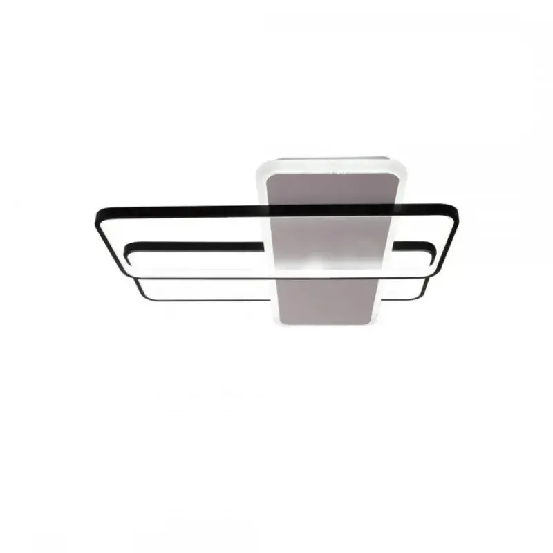 Previzualizare 4: Lustra LED cu telecomanda ARIANNA 75W, 3 Elemente, lumina Rece/Calda/Neutra, Dimabila, Negru