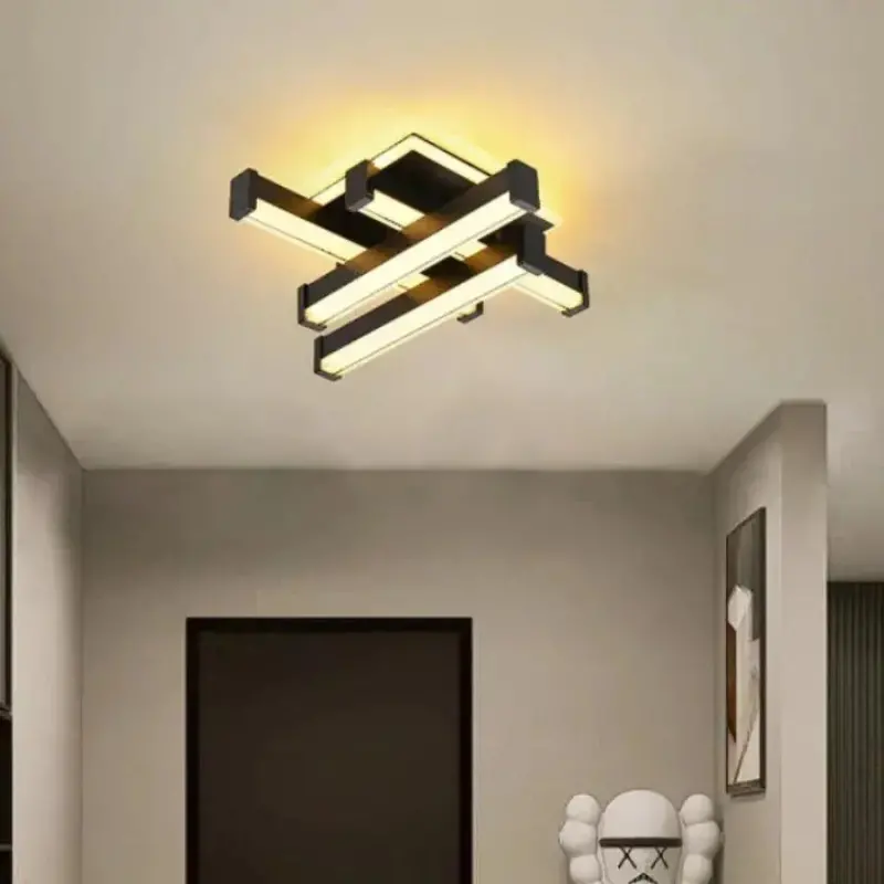 Previzualizare 2: Lustra LED CADE 34W, 4 Elemente, Liniara, lumina Rece/Calda/Neutra, Negru