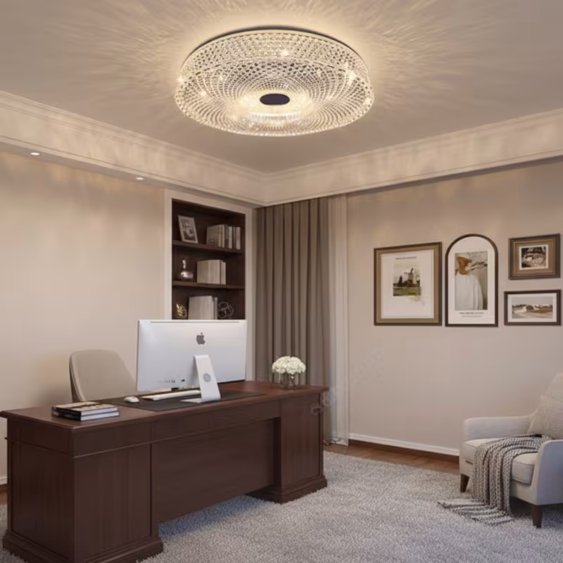 Previzualizare 2: Lustra LED RADIAN Eleganza, 38.9W, Diametru 48.5 cm, Lumina Calda/Neutra/Rece, Alb