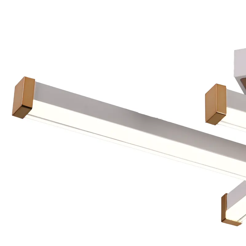 Previzualizare 4: Lustra LED cu Telecomanda AXIAL, 54W, 4 Elemente, Lumina Rece/Clada/Neutra, Dimabila, Alb