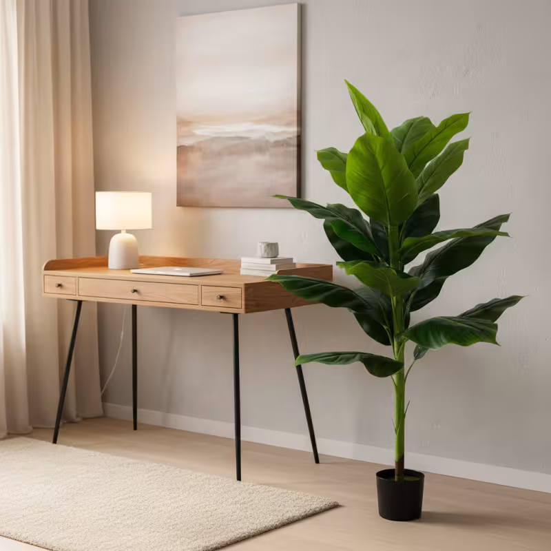 Previzualizare 2: Planta Artificiala Tip Bananier Musa, 130 cm, Verde