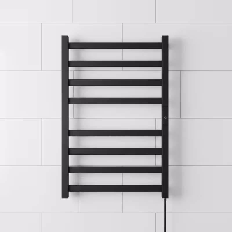 Calorifer Electric pentru Prosoape, 185W, Metal, Negru