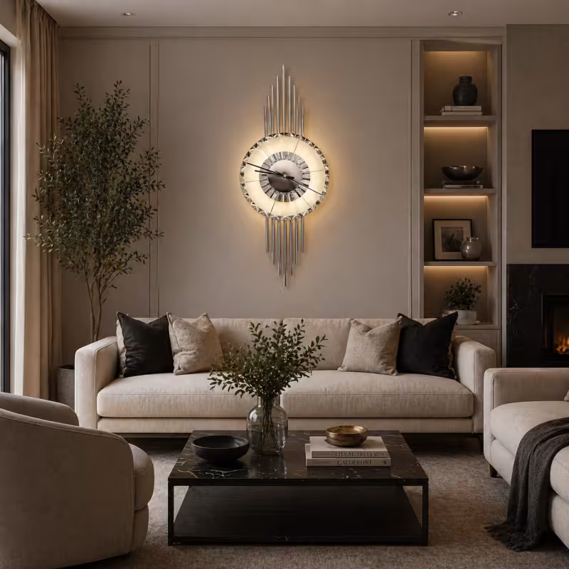 Previzualizare 3: Aplica LED Decorativa HARMONY 65x25cm Lumina Rece/Neutra/Calda Crom