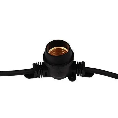 Previzualizare 3: Ghirlanda 10 surse de lumina 10M 10xE27 Negru IP65