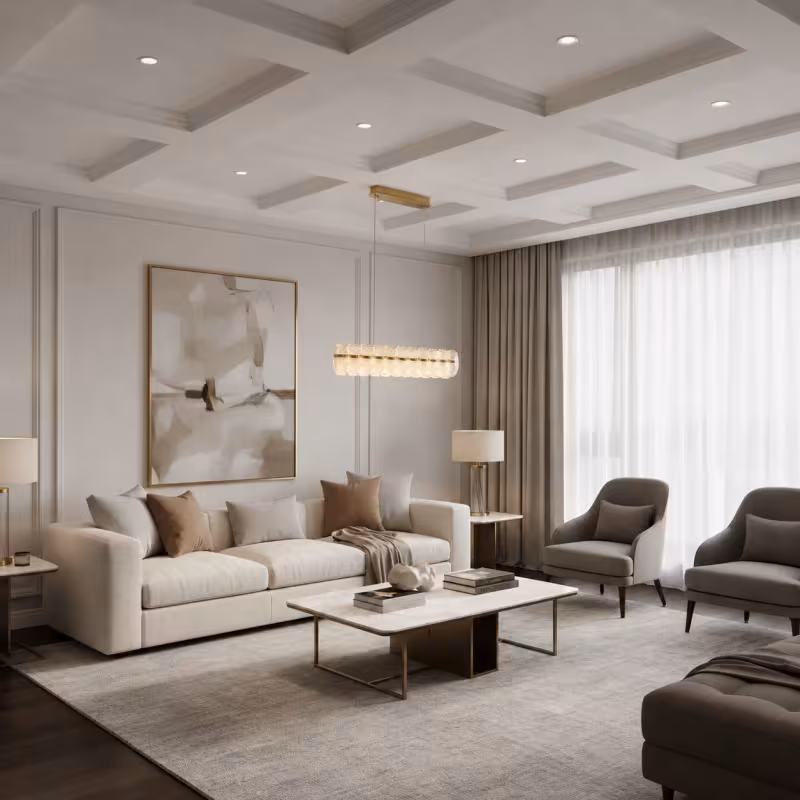 Lustra Cristal MAYON Supremo, 100x16cm, 3000K/4000K/6000K, 180W, Metal si Acrilic, Auriu