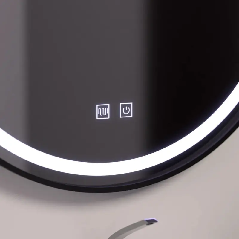 Previzualizare 2: Oglinda LED Rotunda 60cm, Lucea Touch, Sistem Dezaburire, Dimabila
