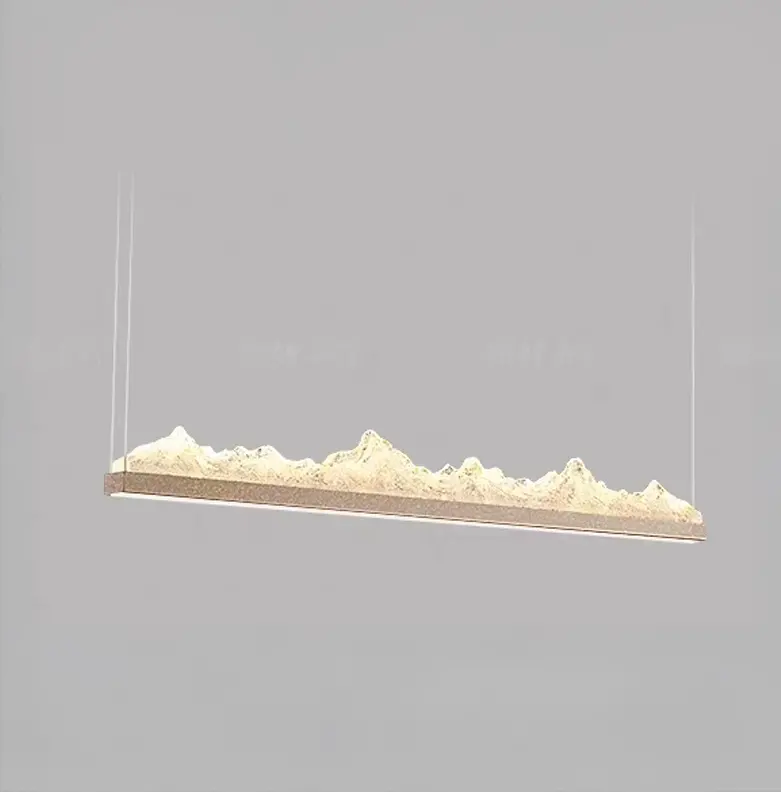 Previzualizare 3: Lustra LED suspendata cu Telecomanda NIVALIS 27W, 120cm, lumina Rece/Calda/Neutra, Dimabila,Inaltime Reglabila, Auriu