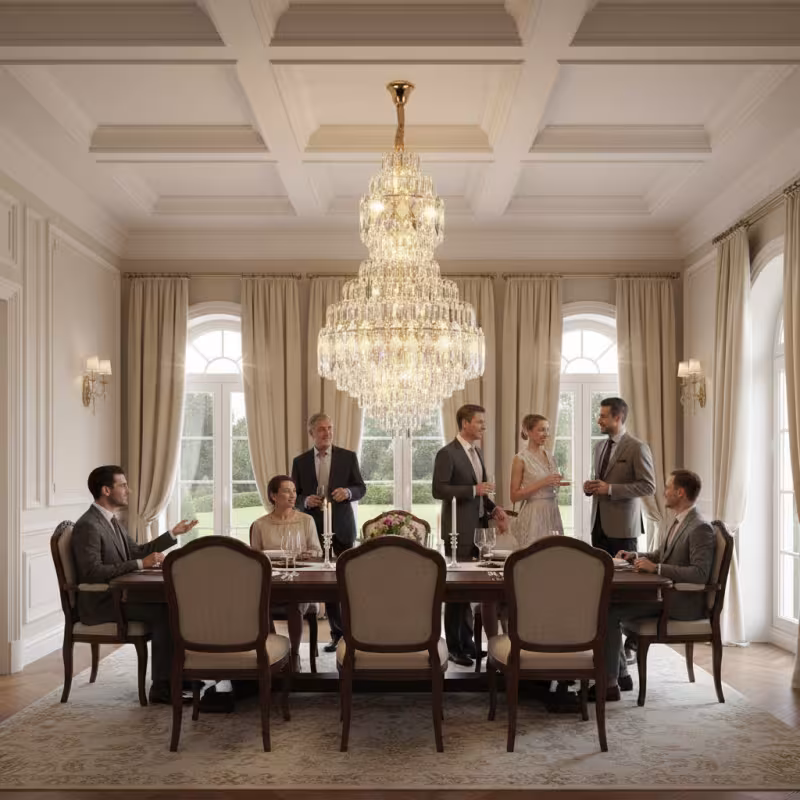 Previzualizare 3: Candelabru Cristal VELVET Regalis, 29xE14, D80 cm, Auriu, Inaltime Reglabila, Metal si Cristal