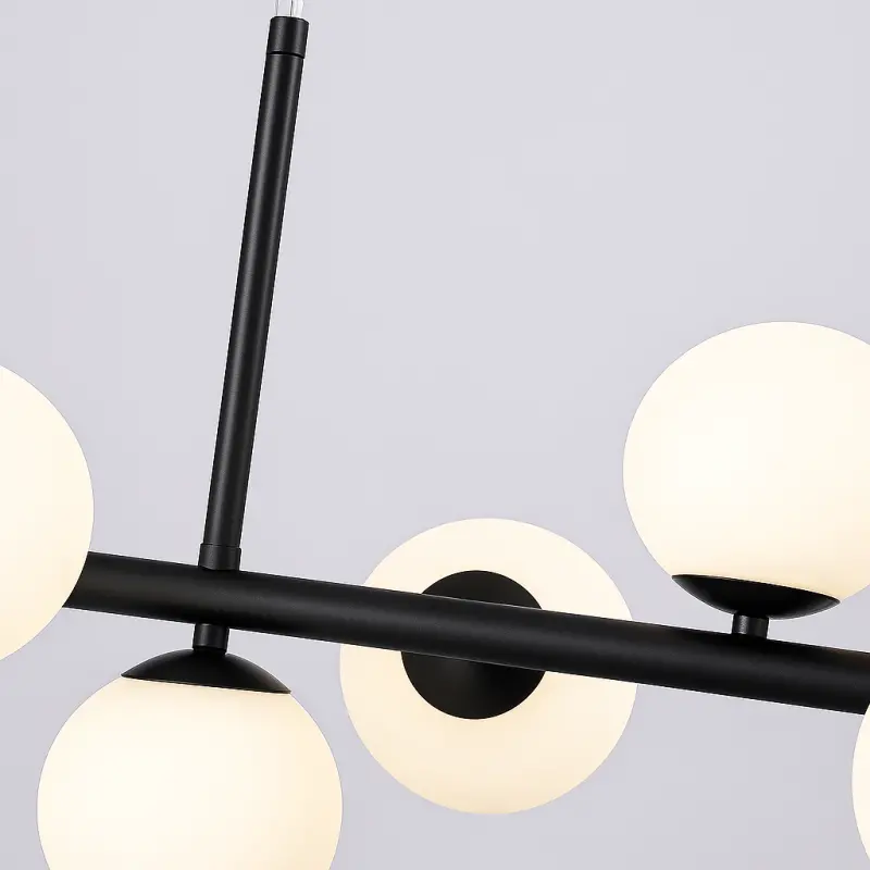 Previzualizare 3: Lustra cu bec moderna LOFT Pavilion, 11x G9, Negru, Metal, Inaltime Reglabila