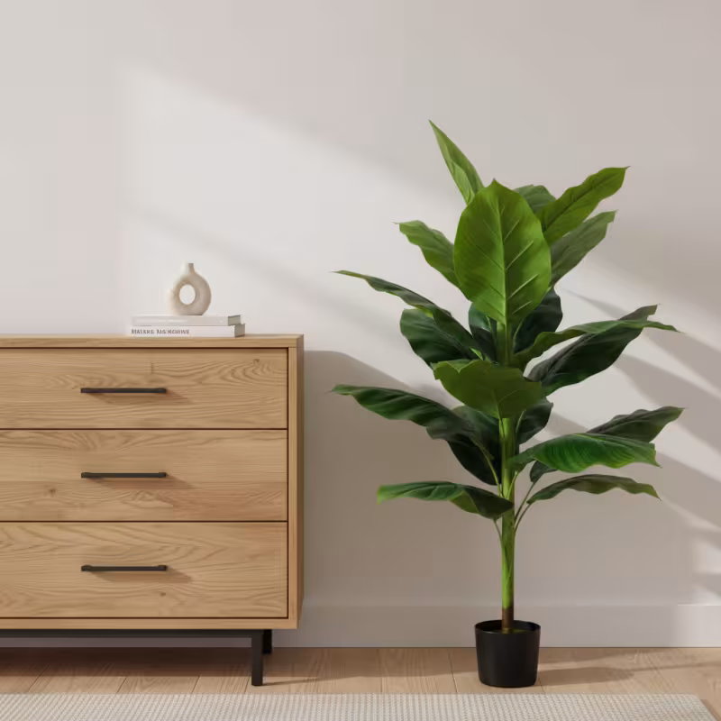 Previzualizare 3: Planta Artificiala Tip Bananier Musa, 130 cm, Verde