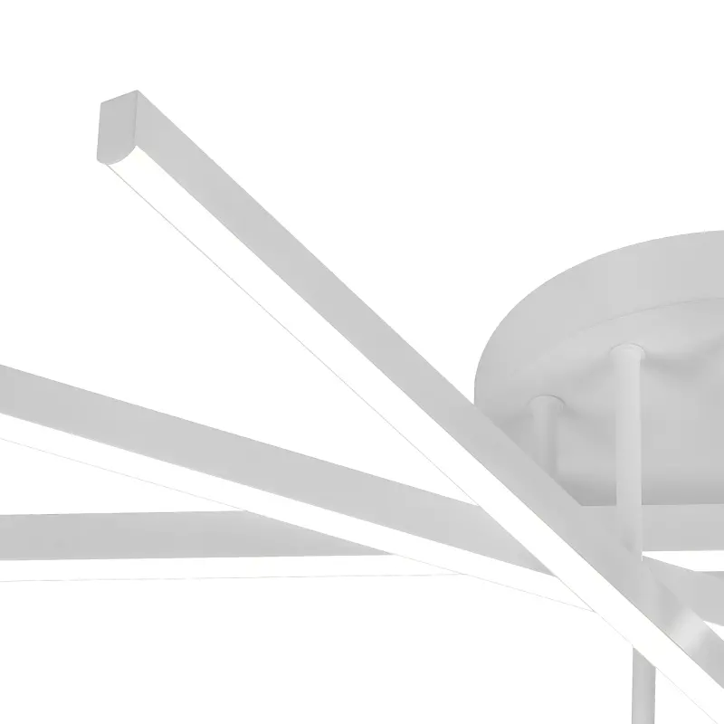 Previzualizare 2: Lustra LED cu Telecomanda GIO, 68W, 5 Elemente, Lumina Rece/Clada/Neutra, Dimabila, Alb