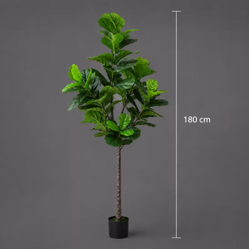Previzualizare 4: Planta Artificiala Copac Tip Ficus, 180 cm, Verde, cu Ghiveci