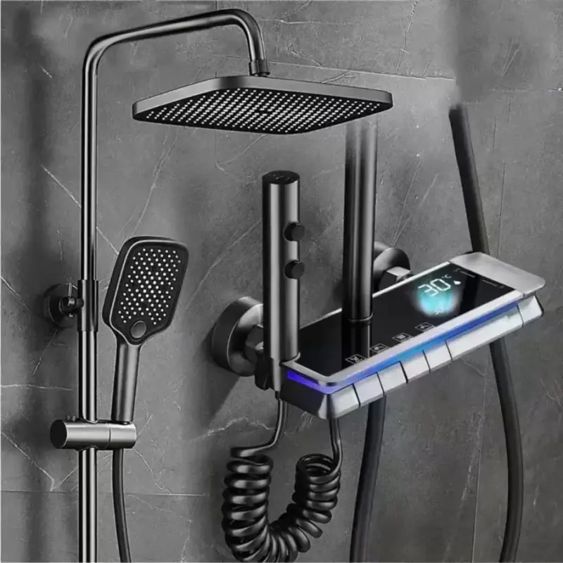 Coloana Dus Inox, Gri Inchis, OD3904