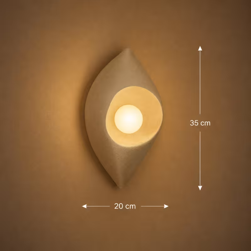Previzualizare 4: Aplica Decorativa LEFFER, 30x20cm, 1xE27, Polistiren, Alb