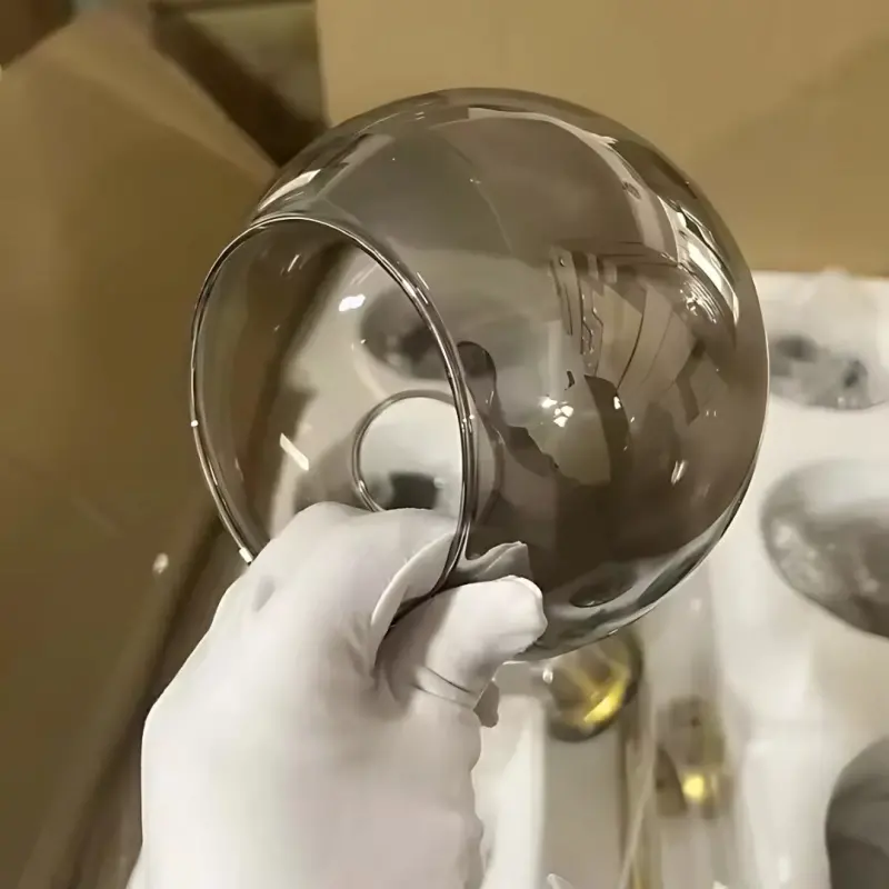 Previzualizare 3: Lustra cu Glob, MODEST Grand, 8xE27, Auriu, Metal