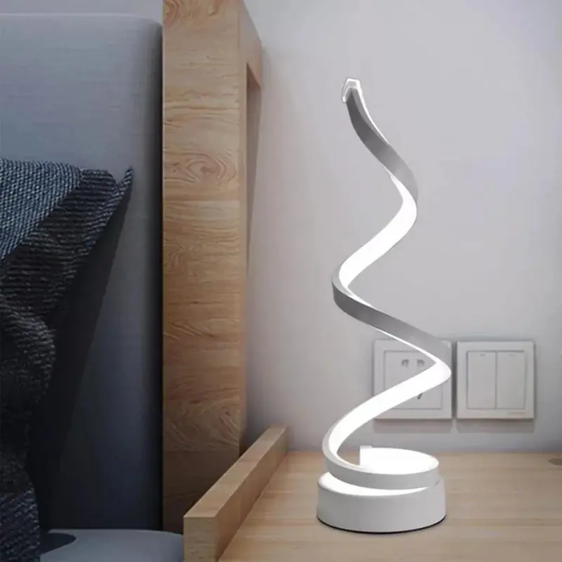 Previzualizare 3: Veioza LED Genom, 24W, Lumina Rece/Calda/Neutra, Plastic si Metal, Alb